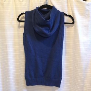 Celine Hooded Sleeveless Sweater - 100% Cashmere